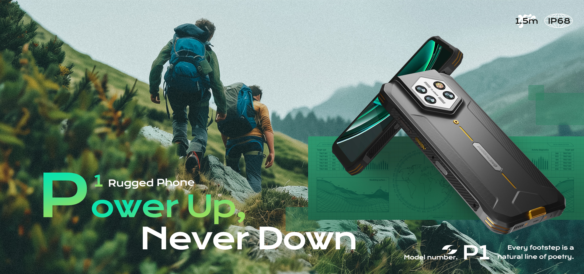 P1 Outdoor Rugged Phone