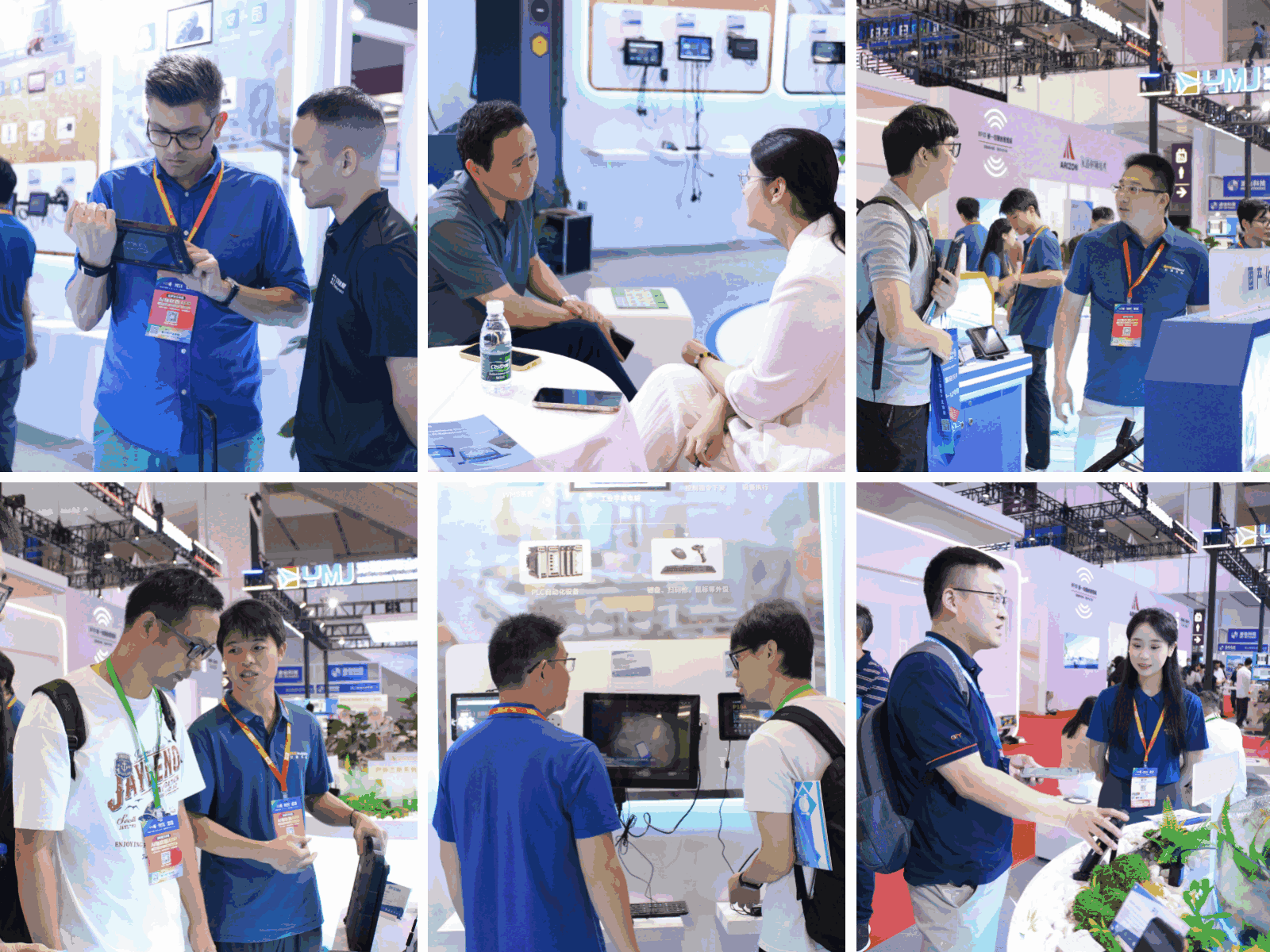The bustling ONERugged booth at the IOTE 2025 Shenzhen exhibition, showcasing a wide range of rugged devices to a crowd of attendees.