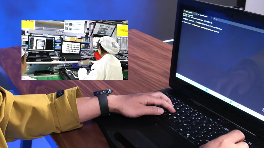 Защищенный Оригинальный прочный ноутбук. OpenClw can call upon local vision inspection models to analyze product defects in real-time