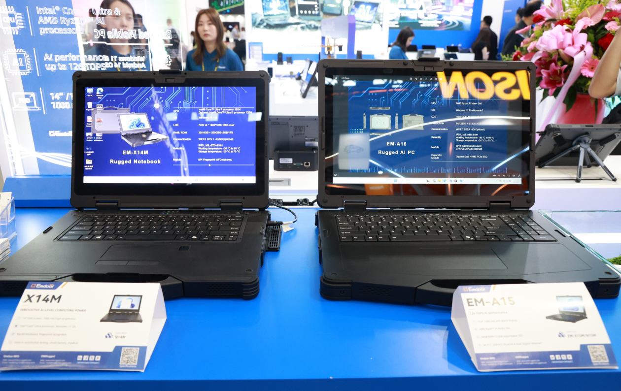 Emdoor introduced a new tier of rugged AI laptops И tablets capable of running complex algorithms