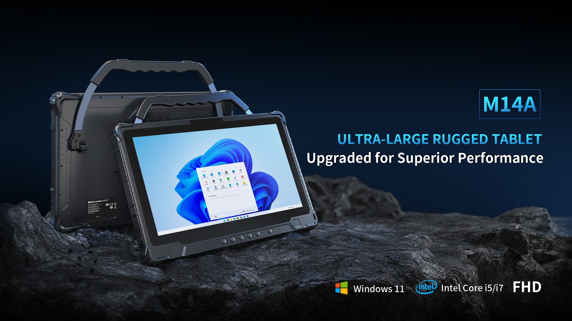 ultra-large rugged tablet