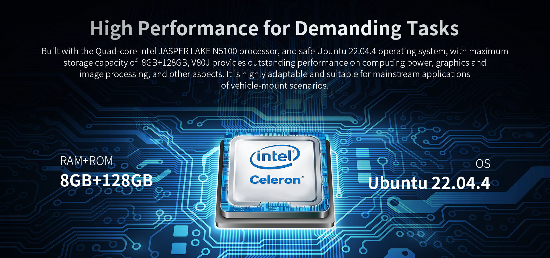 vehicle pc with n5100 processor